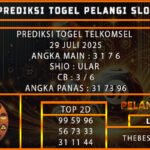 PREDIKSI TOGEL TELKOMSEL 29 JULI 2025