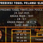 PREDIKSI TOGEL TRAVELOKA POOLS 26 JULI 2025