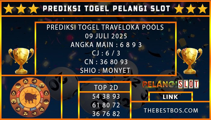 PREDIKSI TOGEL TRAVELOKA POOLS 09 JULI 2025