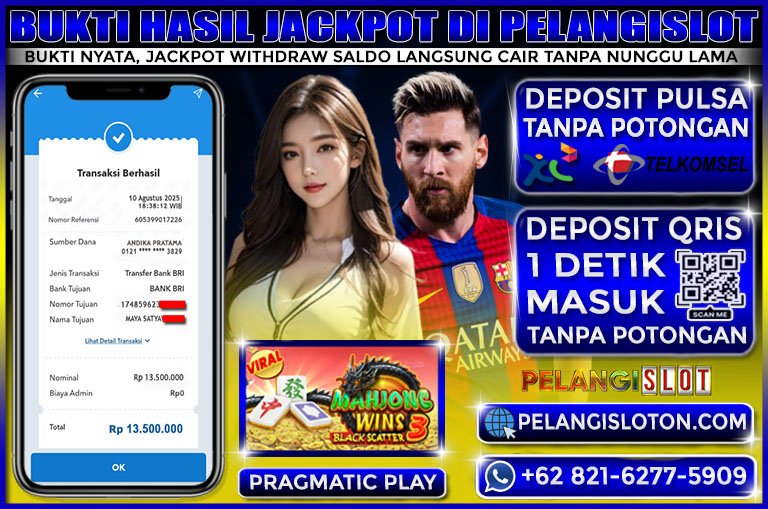 BUKTI JACKPOT PRAGMATIC 10/AGUSTUS/2025