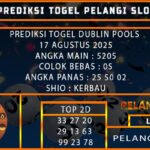 PREDIKSI TOGEL DUBLIN POOLS 17 AGUSTUS 2025