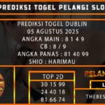 PREDIKSI TOGEL DUBLIN 05 AGUSTUS 2025