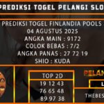 PREDIKSI TOGEL FINLANDIA POOLS 04 AGUSTUS 2025