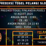 PREDIKSI TOGEL FINLANDIA POOLS 10 AGUST 2025