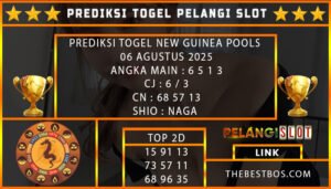 PREDIKSI TOGEL NEW GUINEA POOLS 06 AGUSTUS 2025
