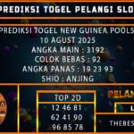 PREDIKSI TOGEL NEW GUINEA POOLS 10 AGUST 2025