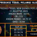 PREDIKSI TOGEL NEW GUINEA POOLS 11 AGUSTUS 2025