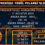PREDIKSI TOGEL HONGKONG POOLS 17 AGUSTUS 2025