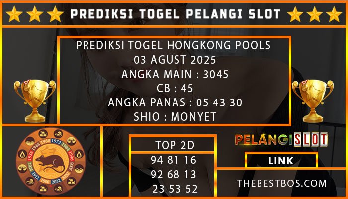 PREDIKSI TOGEL HONGKONG POOLS 03 AGUST 2025