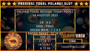 PREDIKSI TOGEL INDOSAT TODAY POOLS 14 AGUSTUS 2025