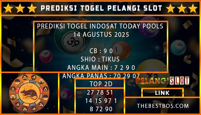 PREDIKSI TOGEL INDOSAT TODAY POOLS 14 AGUSTUS 2025