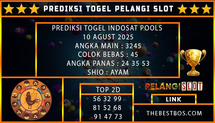 PREDIKSI TOGEL INDOSAT POOLS 10 AGUST 2025
