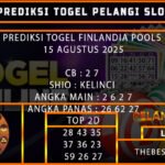PREDIKSI TOGEL FINLANDIA POOLS 15 AGUSTUS 2025