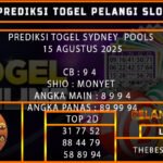 PREDIKSI TOGEL SYDNEY POOLS 15 AGUSTUS 2025