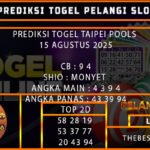 PREDIKSI TOGEL TAIPEI POOLS 15 AGUSTUS 2025