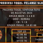 PREDIKSI TOGEL SENTOSA TOTO 05 AGUSTUS 2025