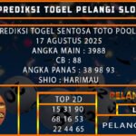 PREDIKSI TOGEL SENTOSA TOTO POOLS 17 AGUSTUS 2025