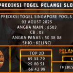 PREDIKSI TOGEL SINGAPORE POOLS 03 AGUST 2025