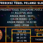 PREDIKSI TOGEL SINGAPORE POOLS 11 AGUSTUS 2025