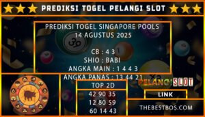 PREDIKSI TOGEL SINGAPORE POOLS 14 AGUSTUS 2025