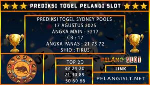 PREDIKSI TOGEL SYDNEY POOLS 17 AGUSTUS 2025
