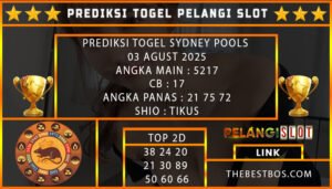PREDIKSI TOGEL SYDNEY POOLS 03 AGUST 2025