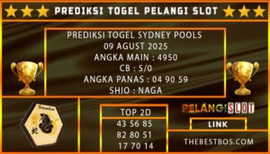 PREDIKSI TOGEL SYDNEY POOLS 09 AGUST 2025