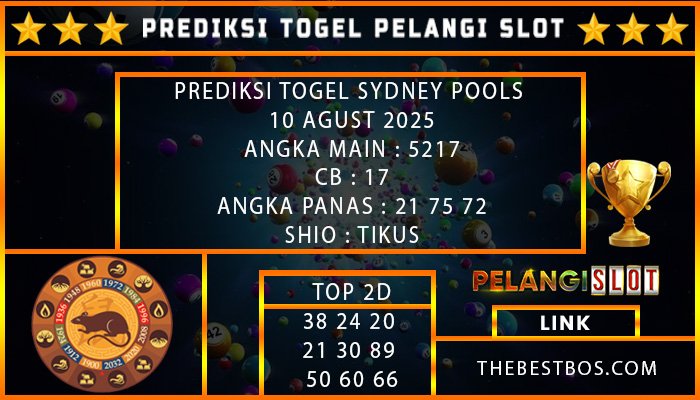 PREDIKSI TOGEL SYDNEY POOLS 10 AGUST 2025
