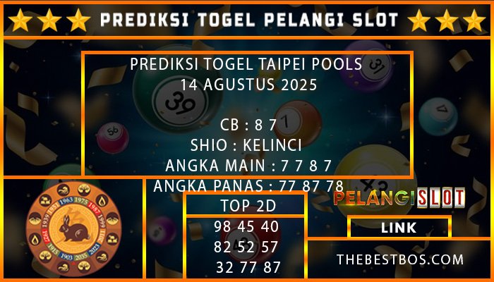 PREDIKSI TOGEL TAIPEI POOLS 14 AGUSTUS 2025