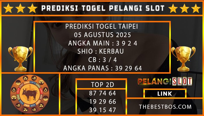 PREDIKSI TOGEL TAIPEI 05 AGUSTUS 2025