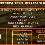 PREDIKSI TOGEL TELKOMSEL POOLS 09 AGUST 2025