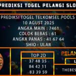 PREDIKSI TOGEL TELKOMSEL POOLS 10 AGUST 2025
