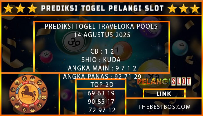 PREDIKSI TOGEL TRAVELOKA POOLS 14 AGUSTUS 2025