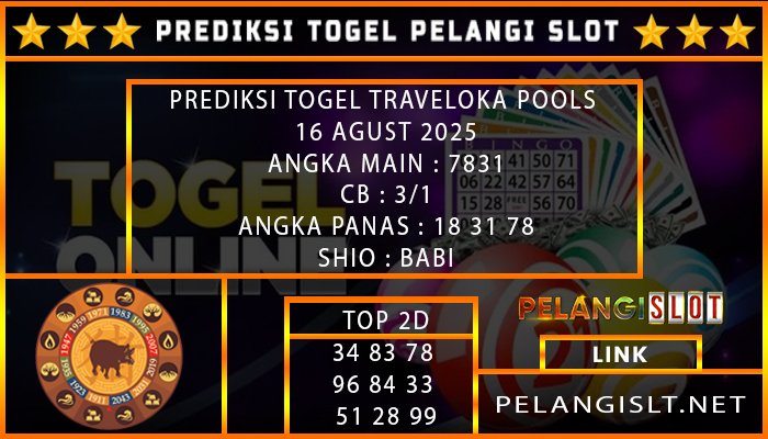 PREDIKSI TOGEL TRAVELOKA POOLS 16 AGUST 2025