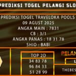 PREDIKSI TOGEL TRAVELOKA POOLS 09 AGUST 2025